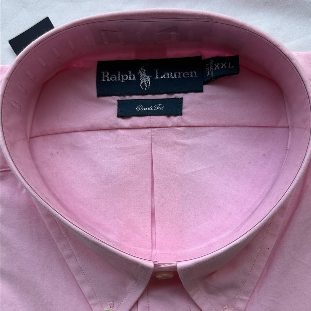 Ralph Lauren Classic Pink Dress Shirt - Picture 3 of 3